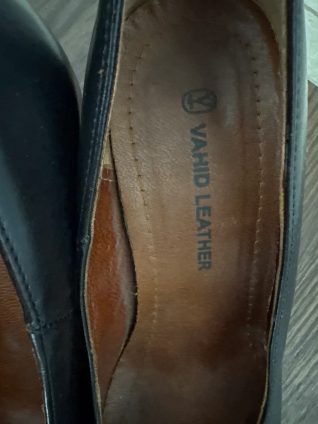 Vahid Leather Black Heels image indicator(5)