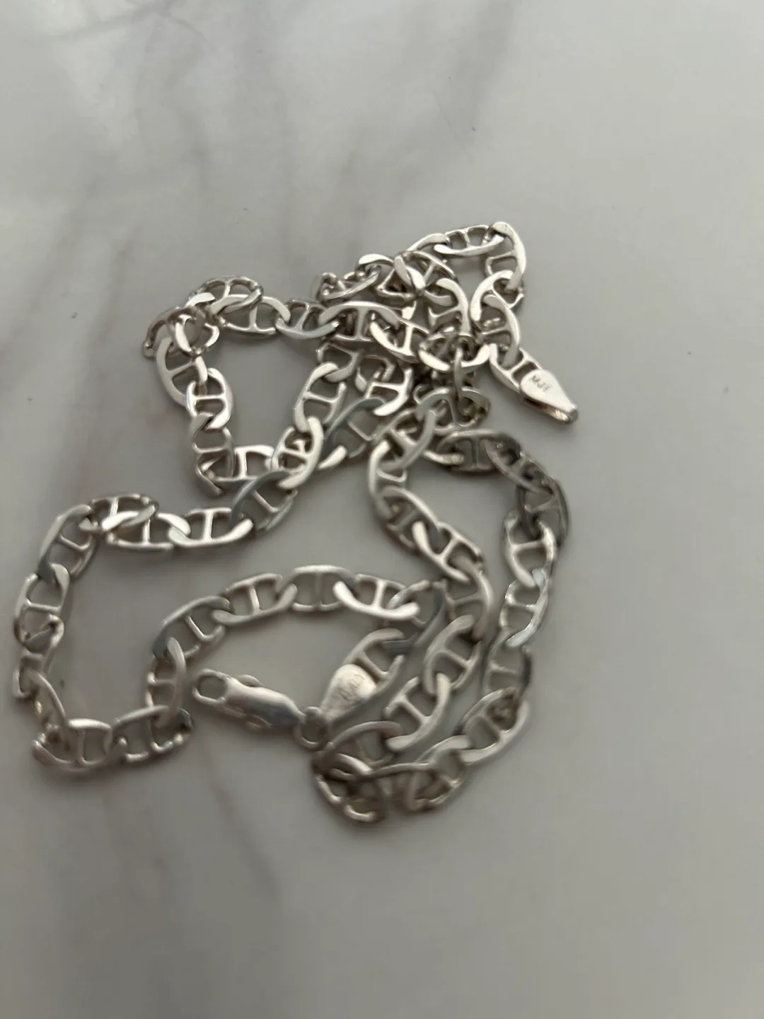 Silver Marinar Chain Necklace thumbnail