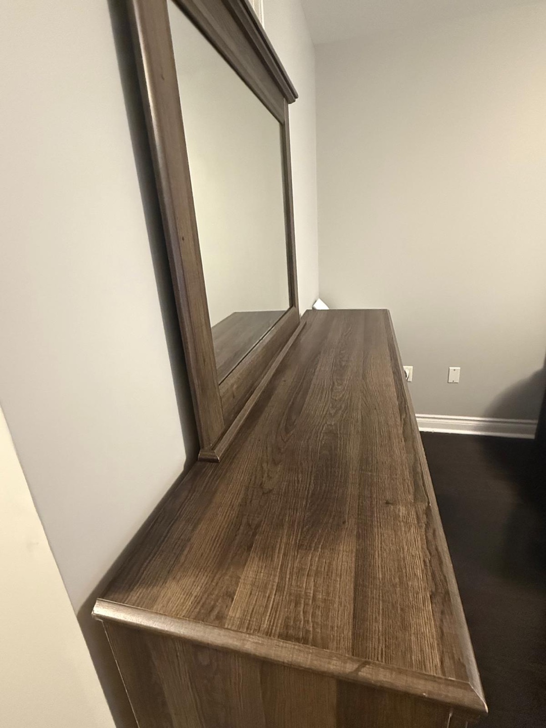 Wood Dresser with Mirror - photo 3