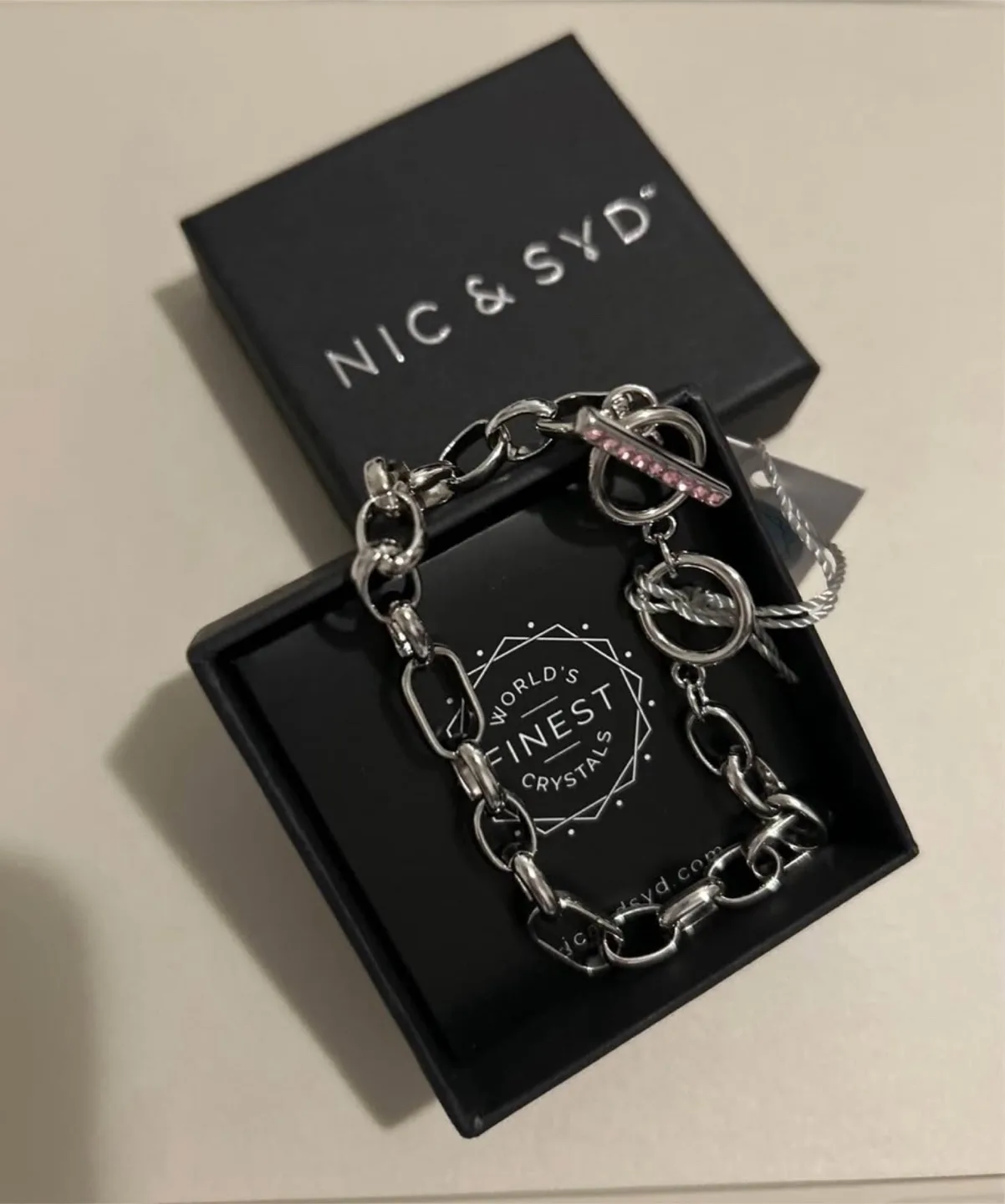 Silver Bracelet with Swarovski thumbnail