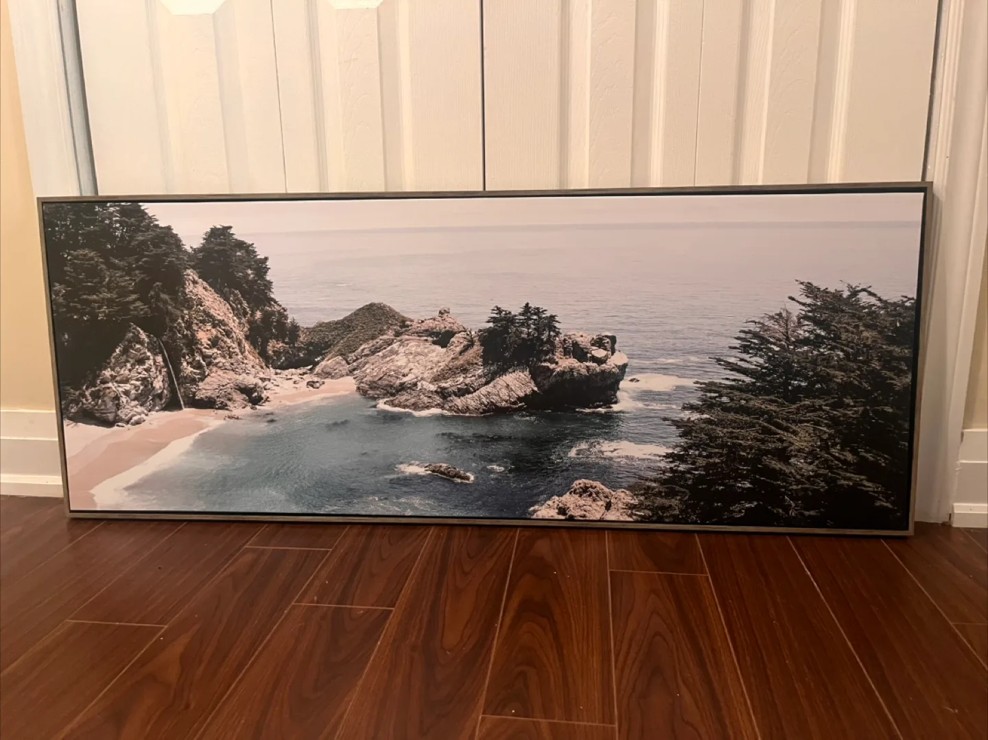 Large Framed Beach Scene Print (McWay Falls) thumbnail