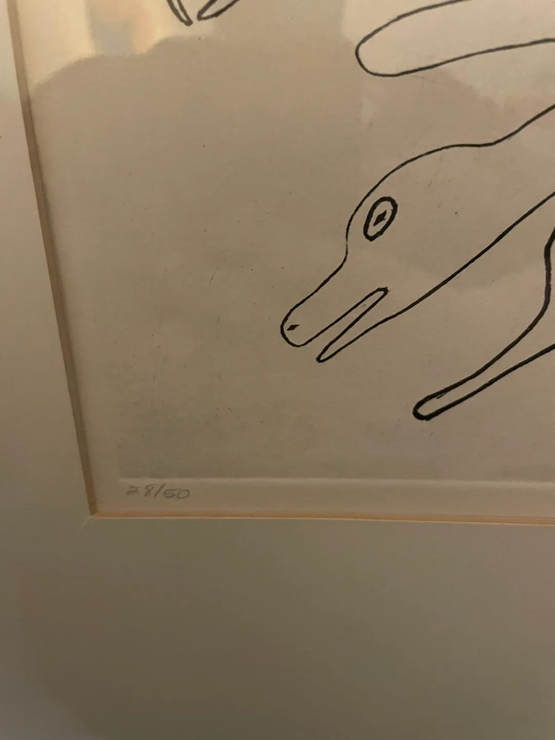 Rare Vintage Kenojuak Ashevak Engraving image indicator(5)