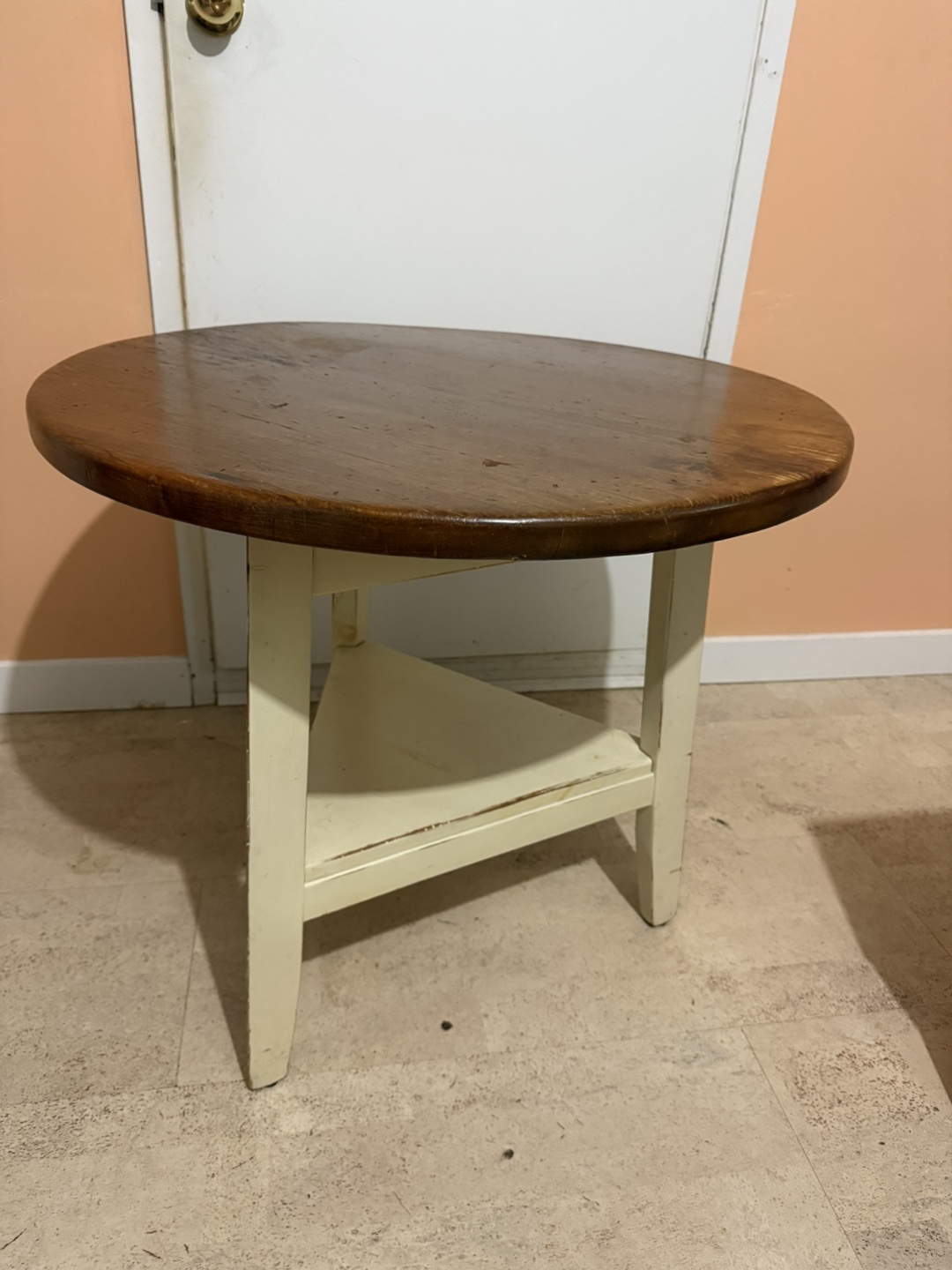 Round Wooden Table