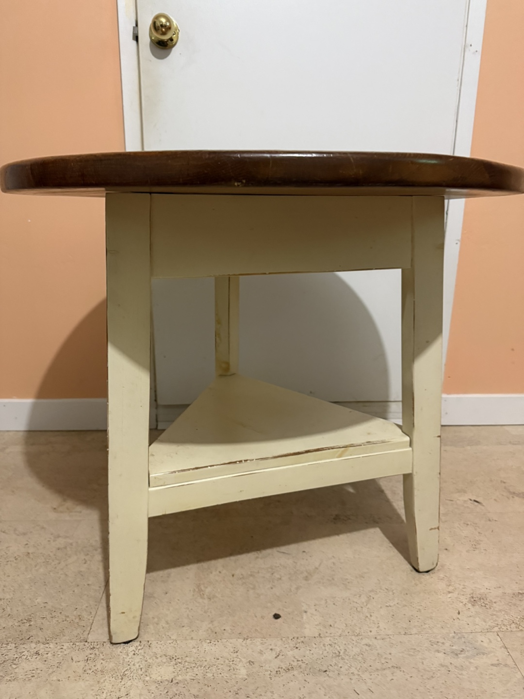 Round Wooden Table - photo 3