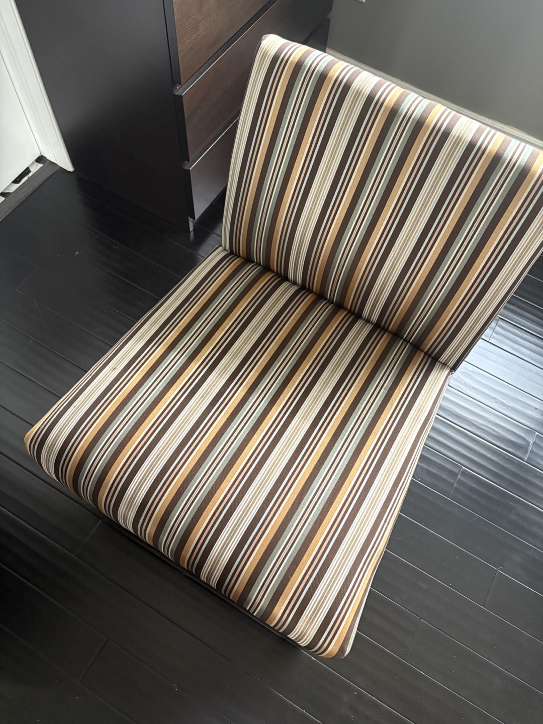 Striped Accent Chair - photo 5