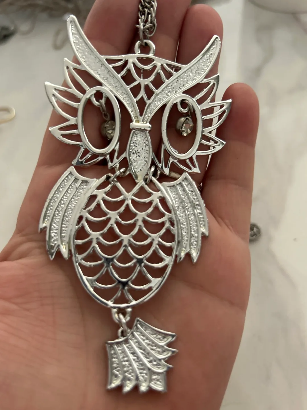 Owl Pendant Necklace image indicator(2)