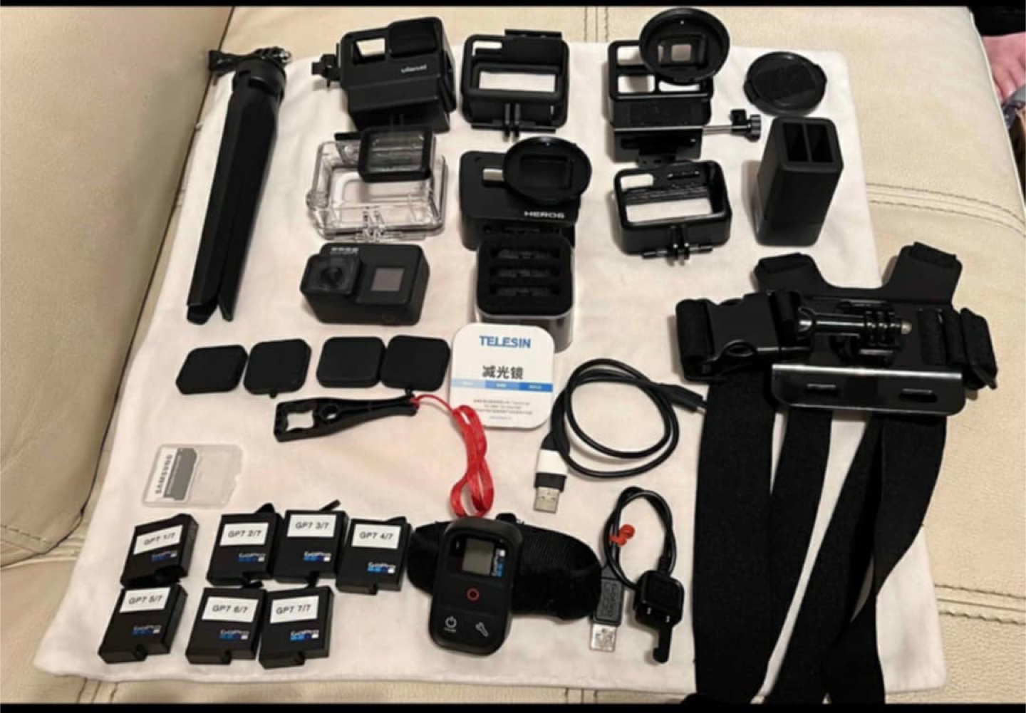 GoPro Camera with Accessories