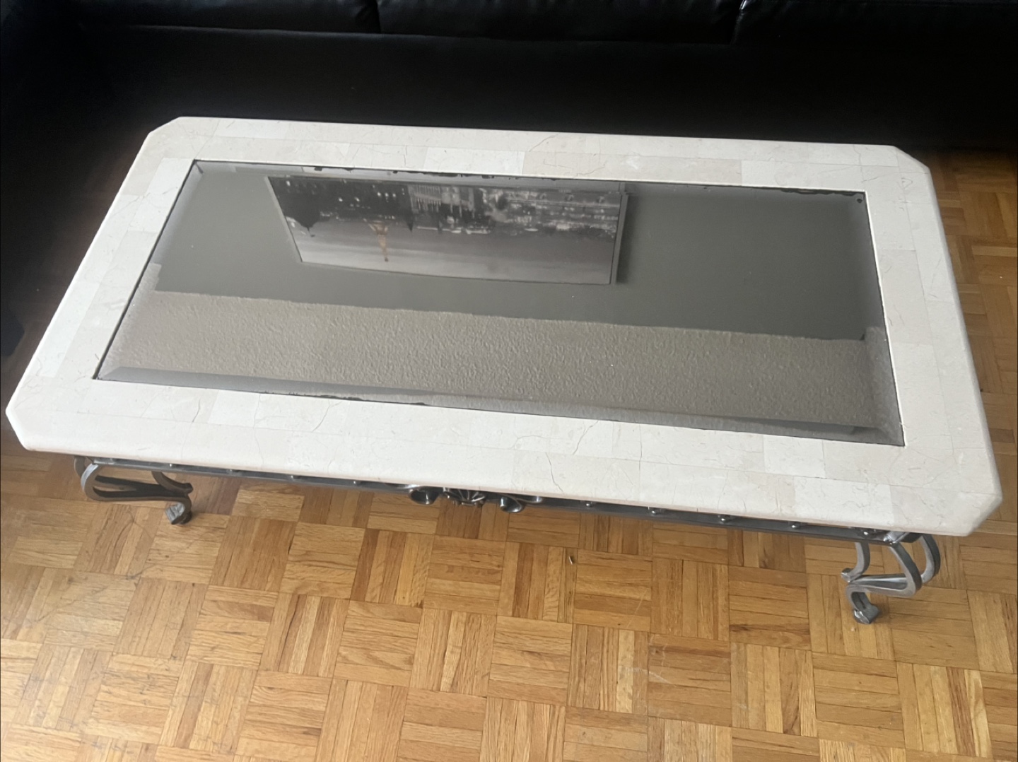 Glass Top Coffee Table & End Table Set