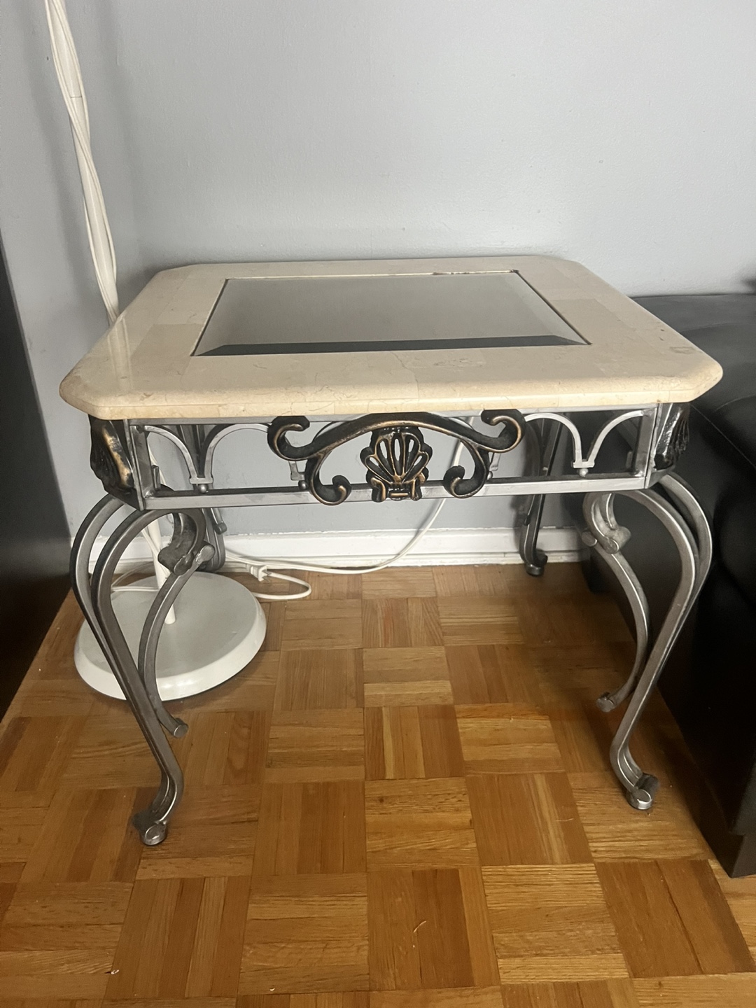 Glass Top Coffee Table & End Table Set - photo 4