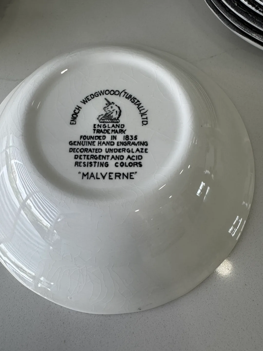 Enoch Wedgwood Tunstall Ltd. "Malverne" Set image indicator(3)