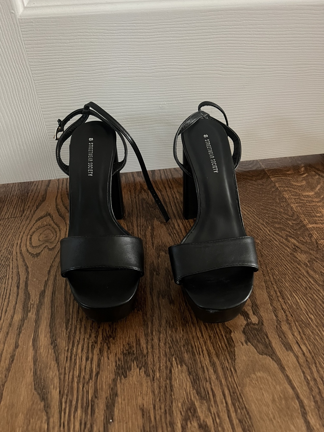 Black Block Heels