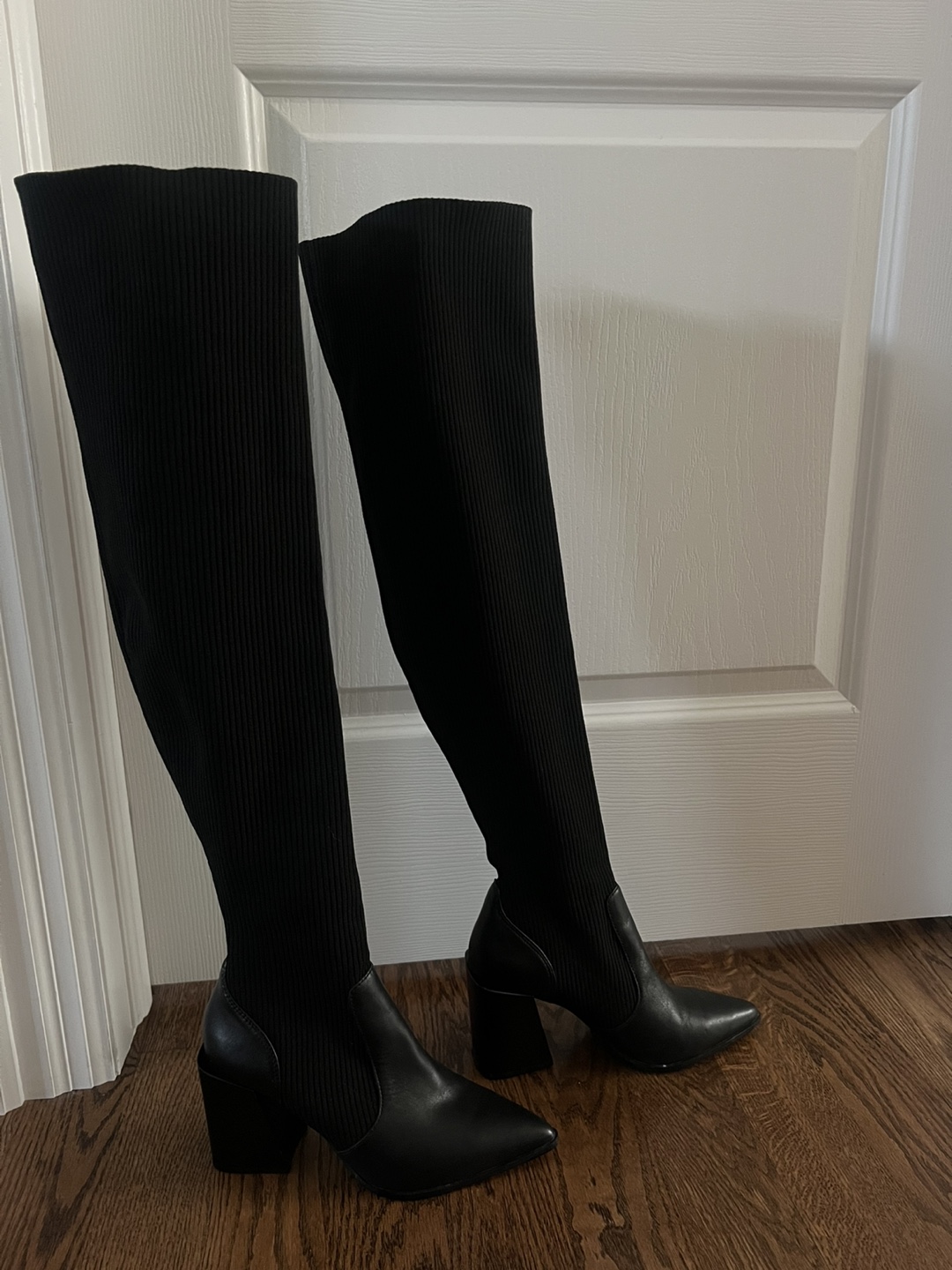 Aldo Black Thigh High Boots - photo 4