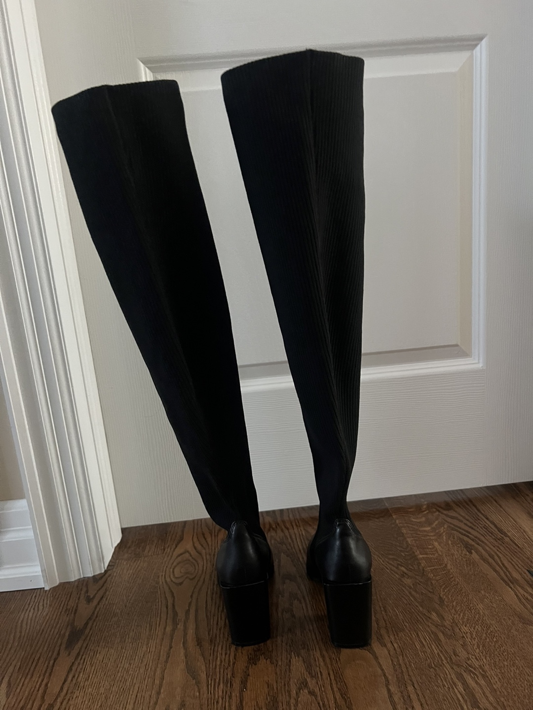Aldo Black Thigh High Boots - photo 5