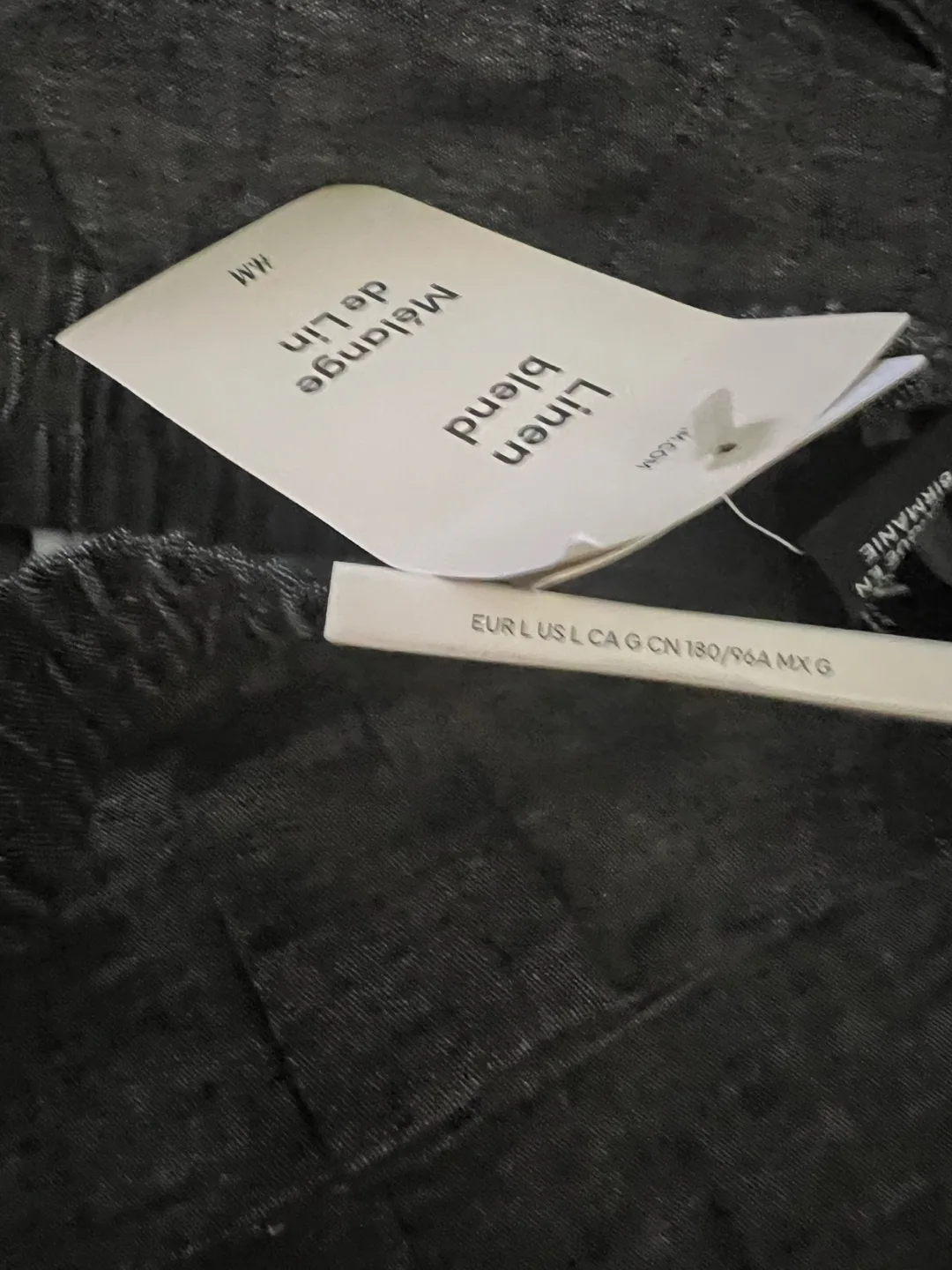 H&M Linen Blend Pants - Size L image indicator(7)