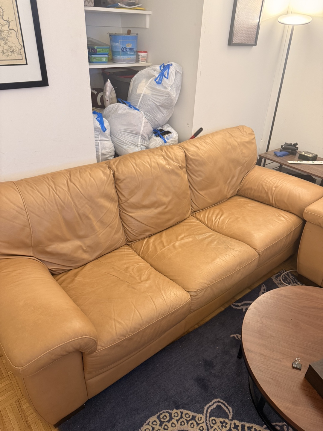 Leather Sofa Set - photo 3