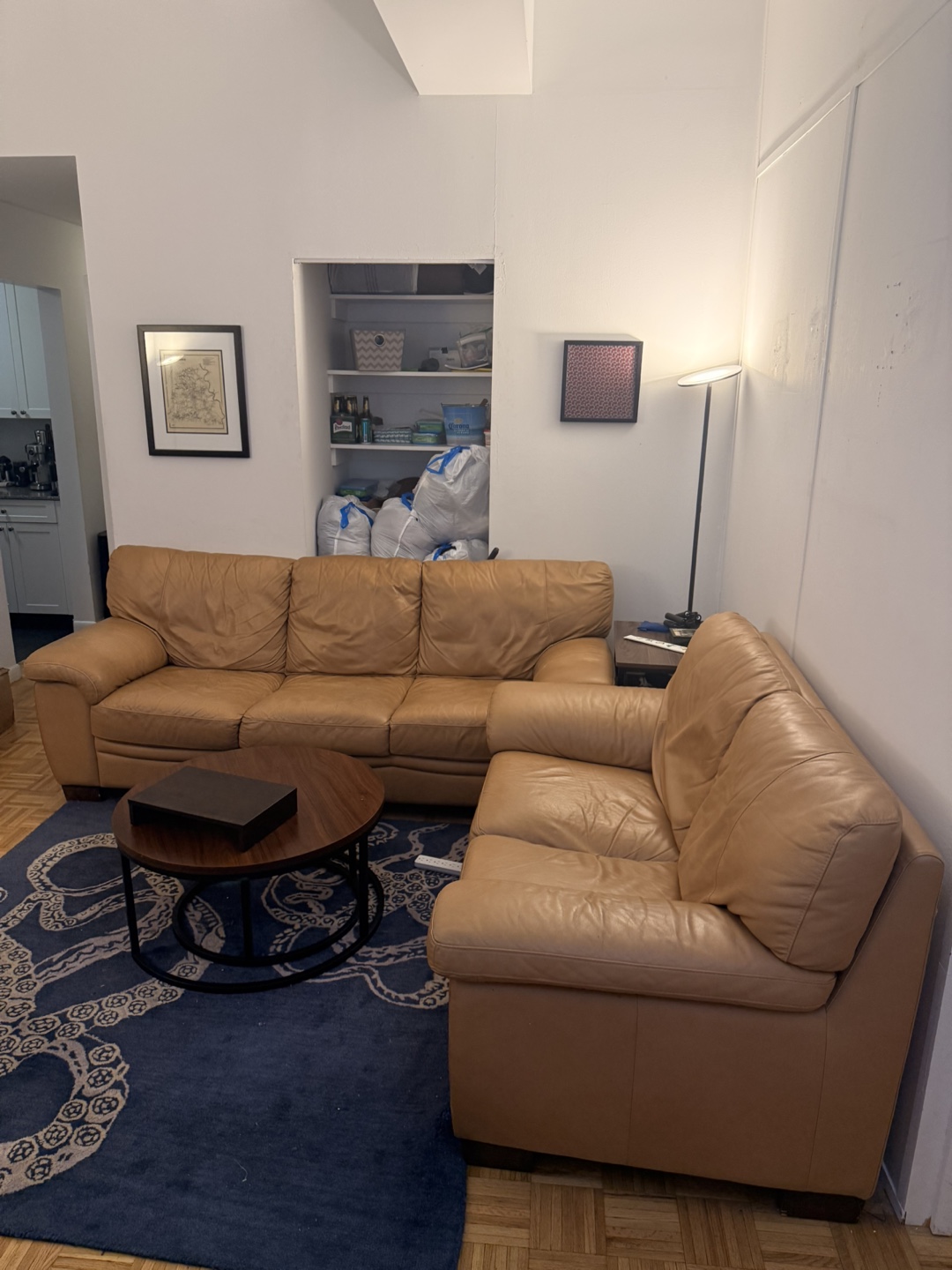 Leather Sofa Set - photo 2
