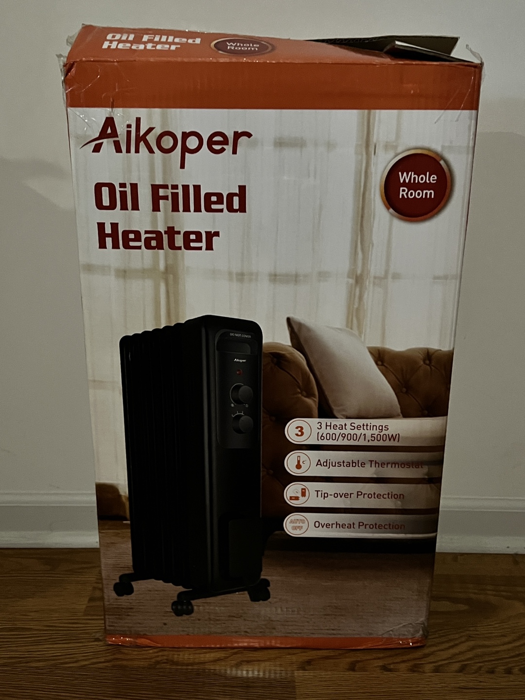 Aikoper Oil Filled Heater - Whole Room
