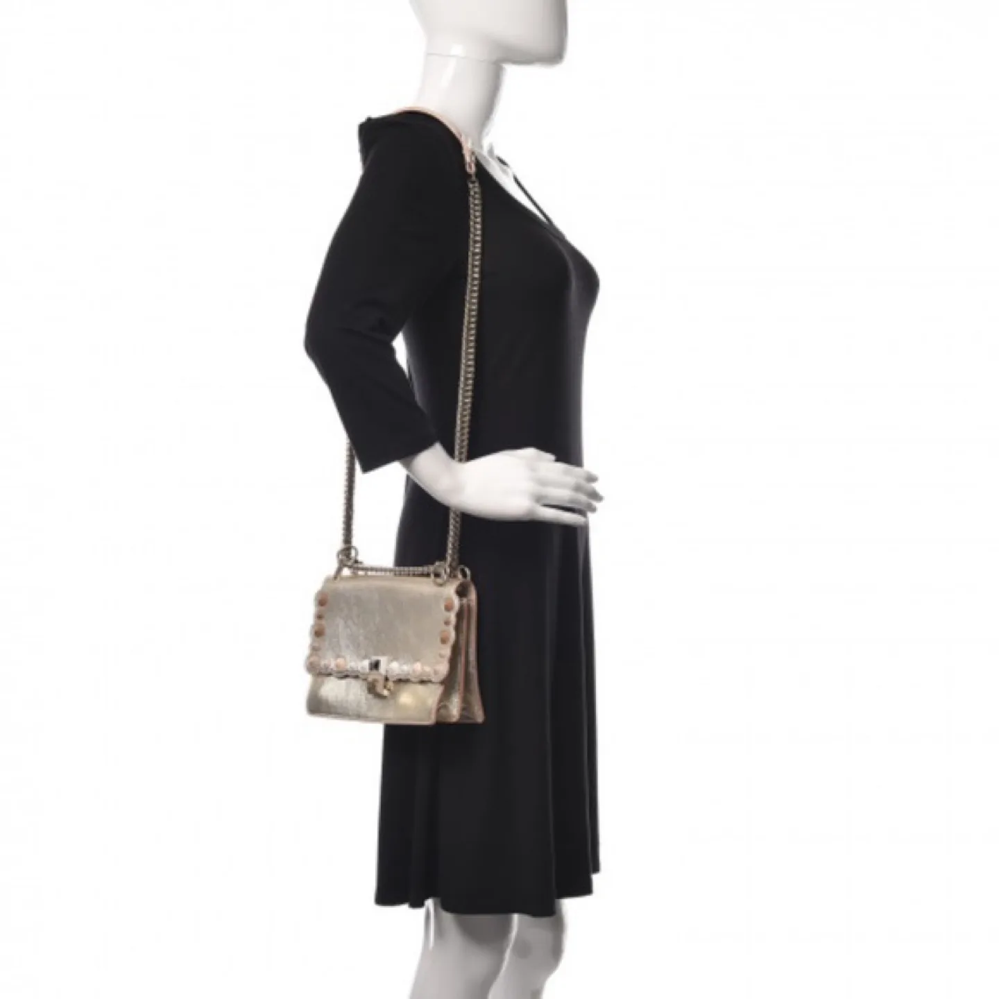 Fendi Silver Bag Authentic