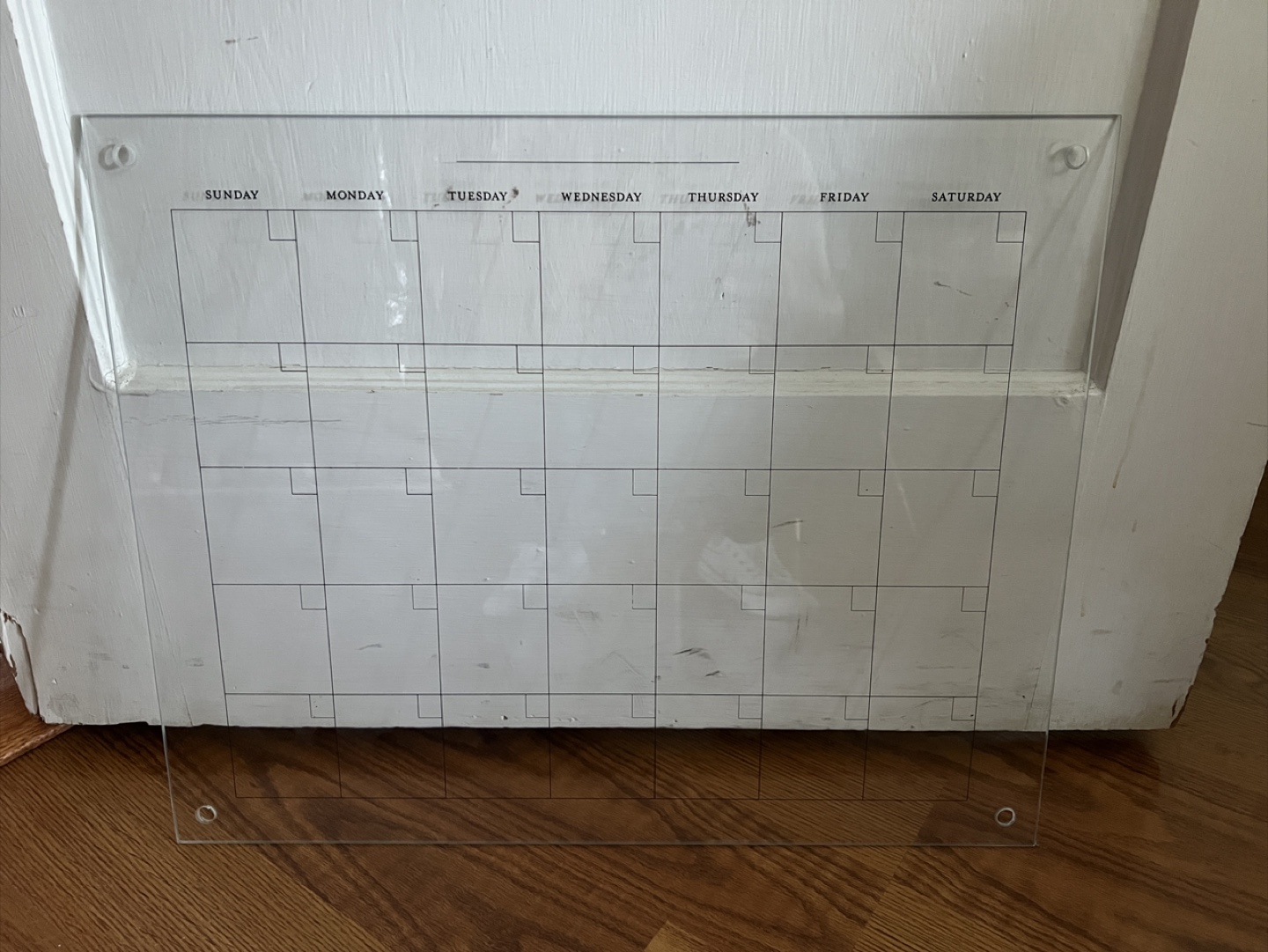 Glass Wall Calendar