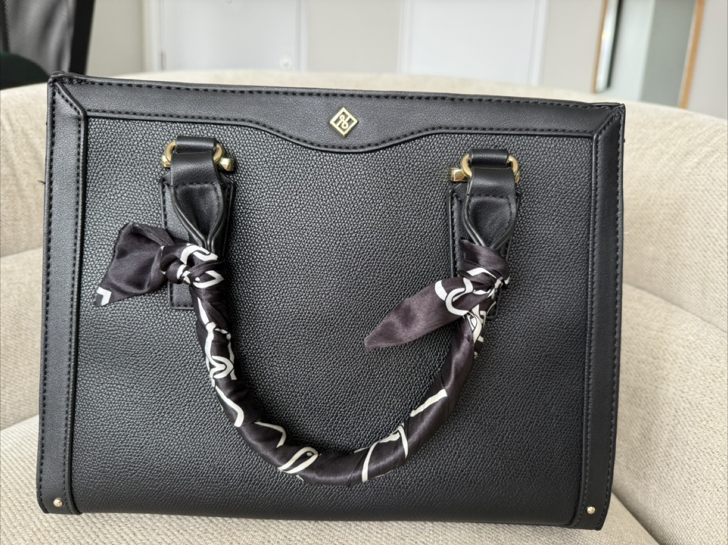 Call it spring Black Leather Handbag - photo 2
