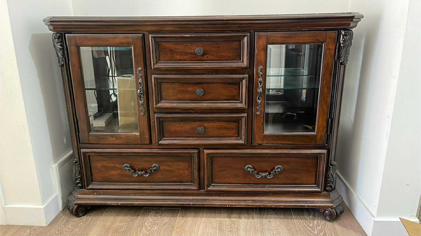 Display Cabinet-Solid Wood