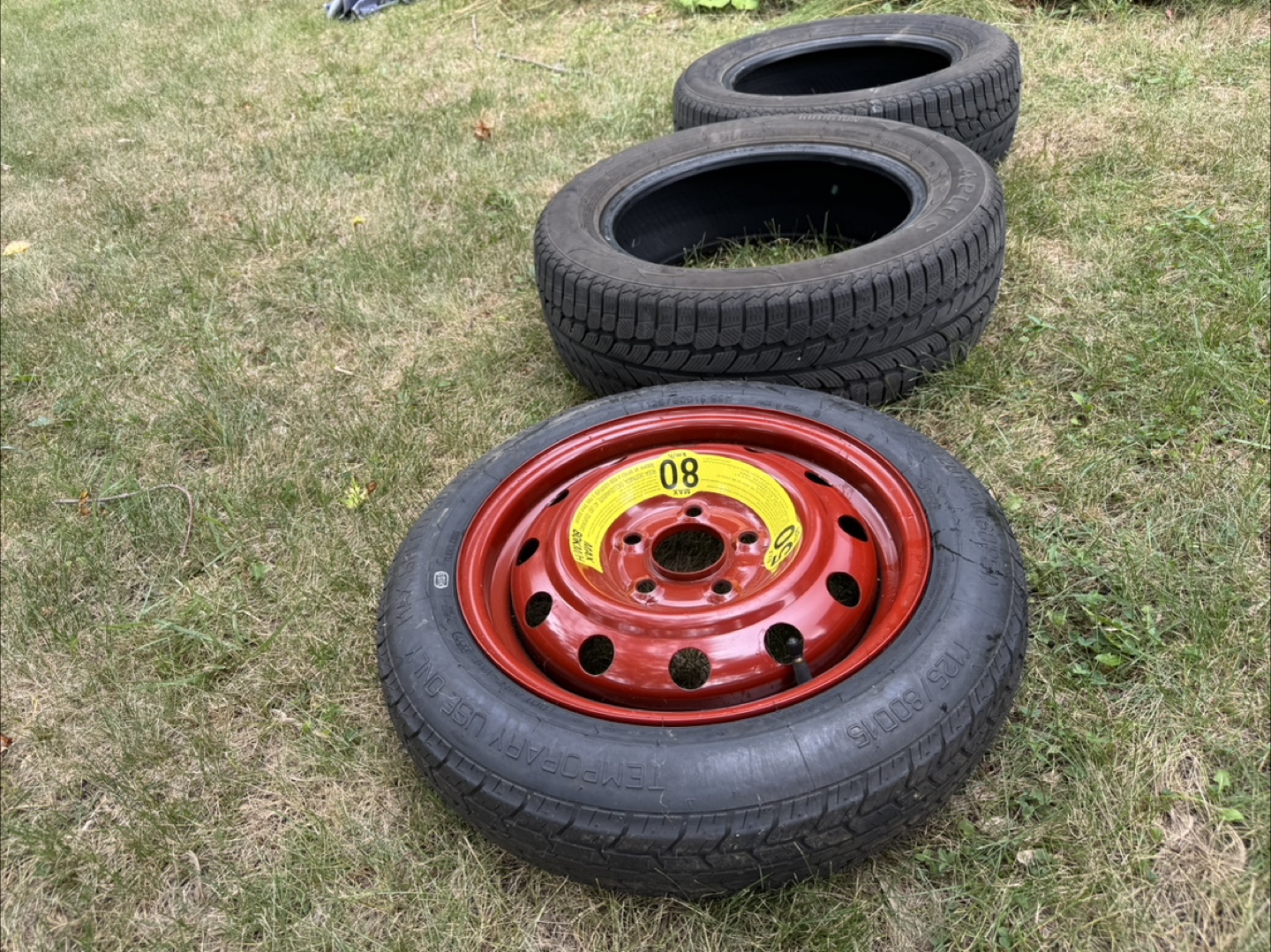 Spare Tire & 2 Winter Tires - 205/60R16 - photo 3