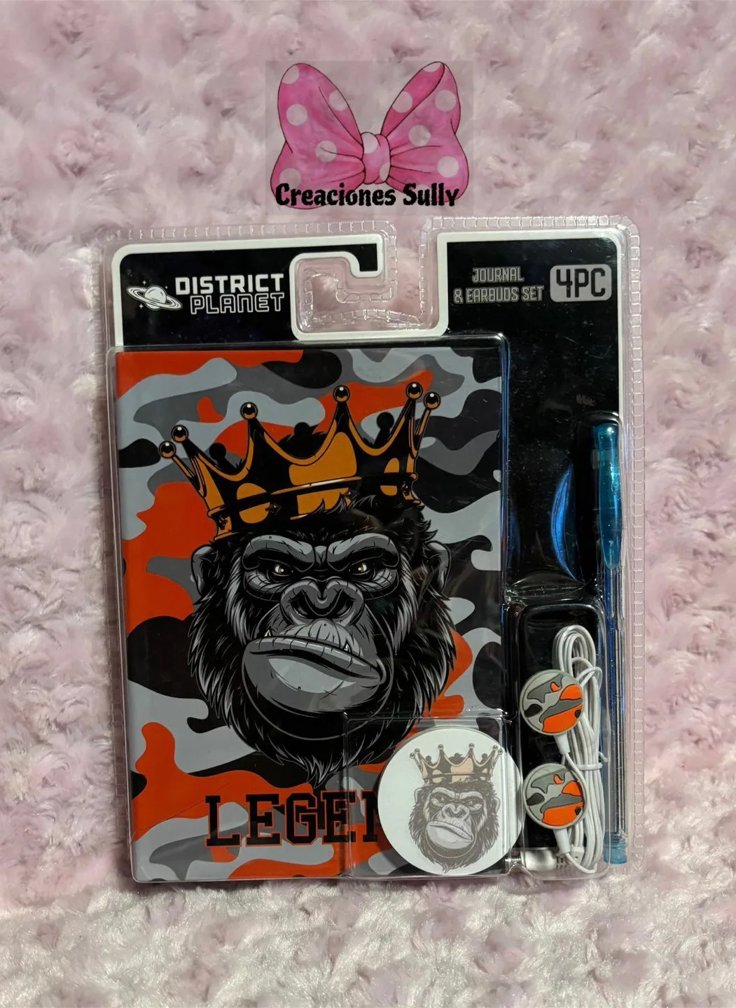District Planet 4PC Journal & Earbuds Set - New thumbnail