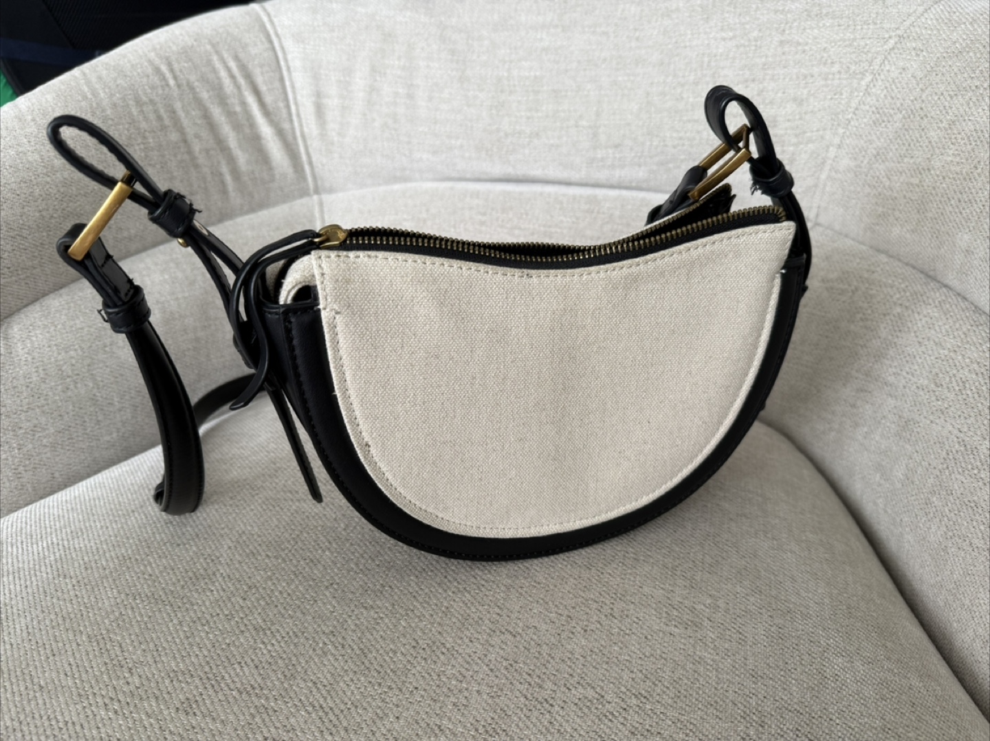 Zara Handbag - Black & Cream