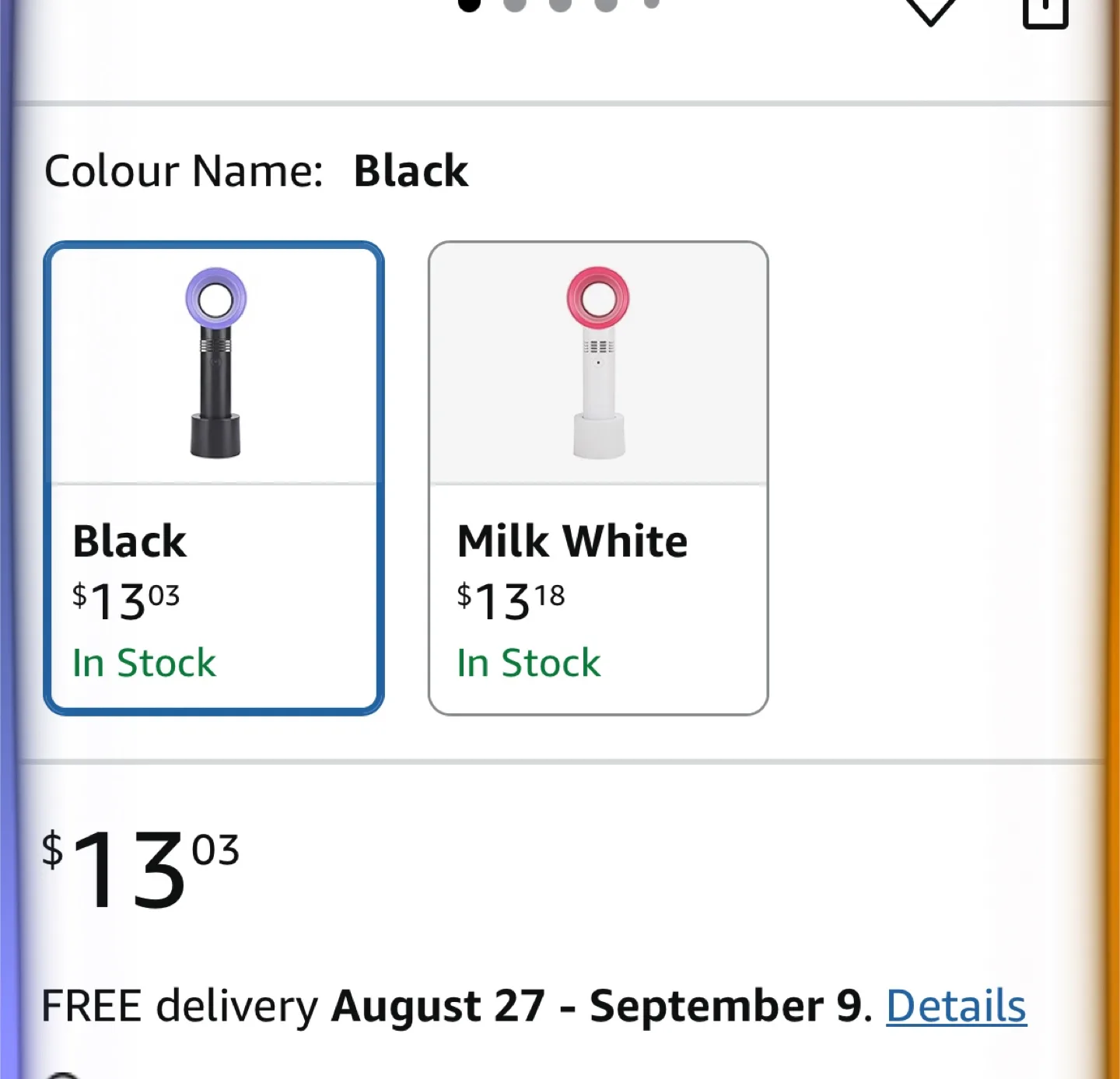 Mini Fan - Like New! image indicator(6)