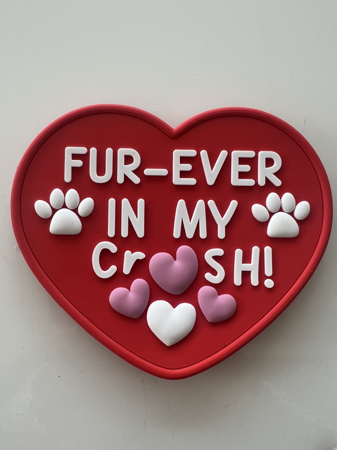 FurFact Studio Dog & Cat Lover Heart Magnet