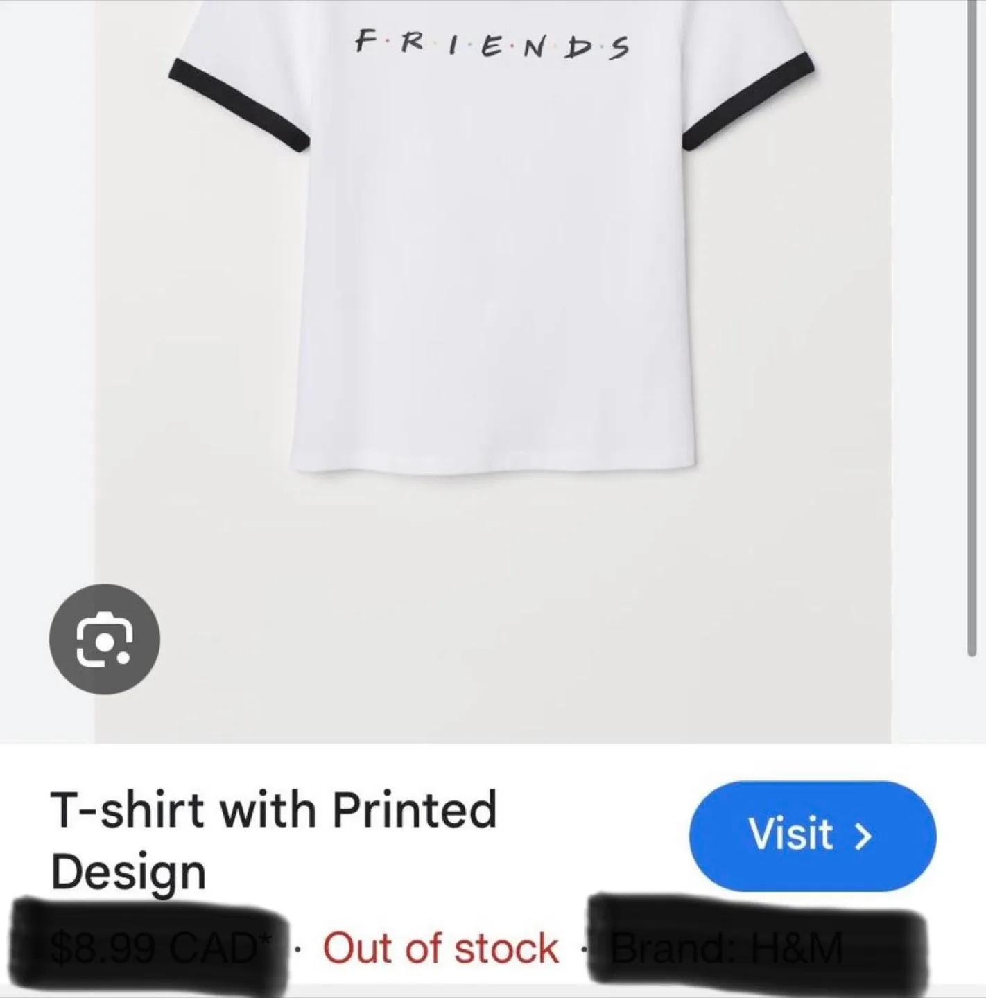 NWT Limited Edition Vintage 2000s Y2K ‘Friends’ T-shirt image indicator(10)