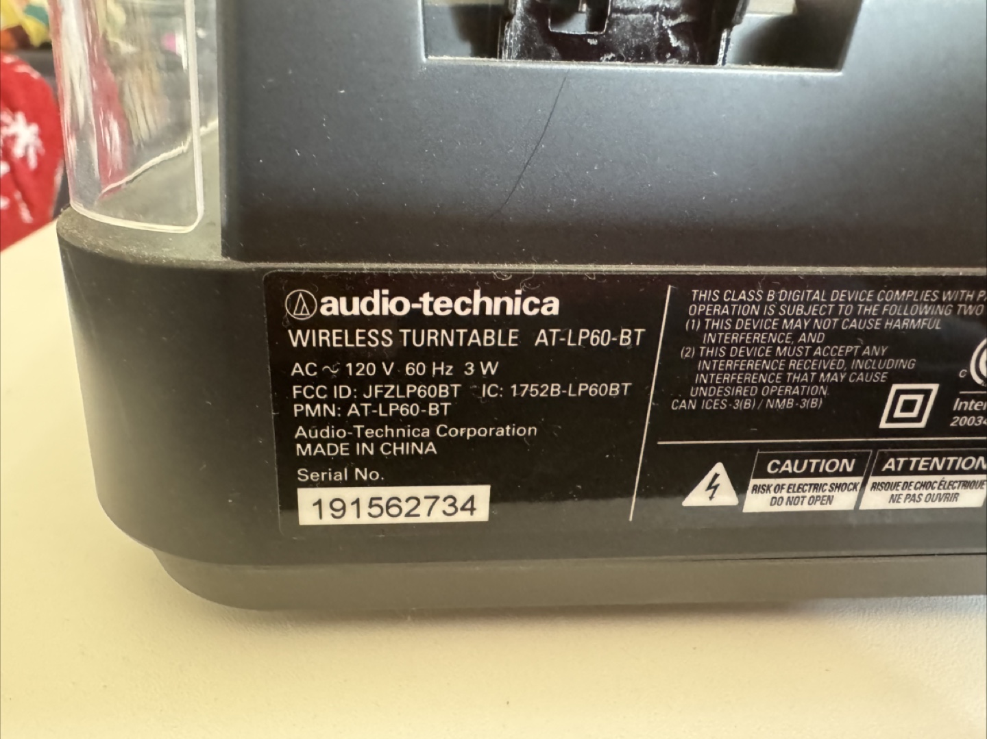 Audio-Technica AT-LP60-BT Turntable - photo 3