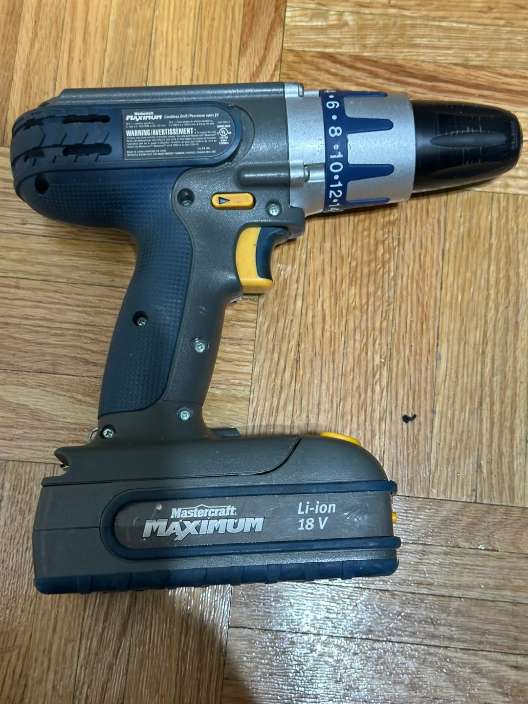 Mastercraft Maximum 18V Cordless Drill image indicator(2)