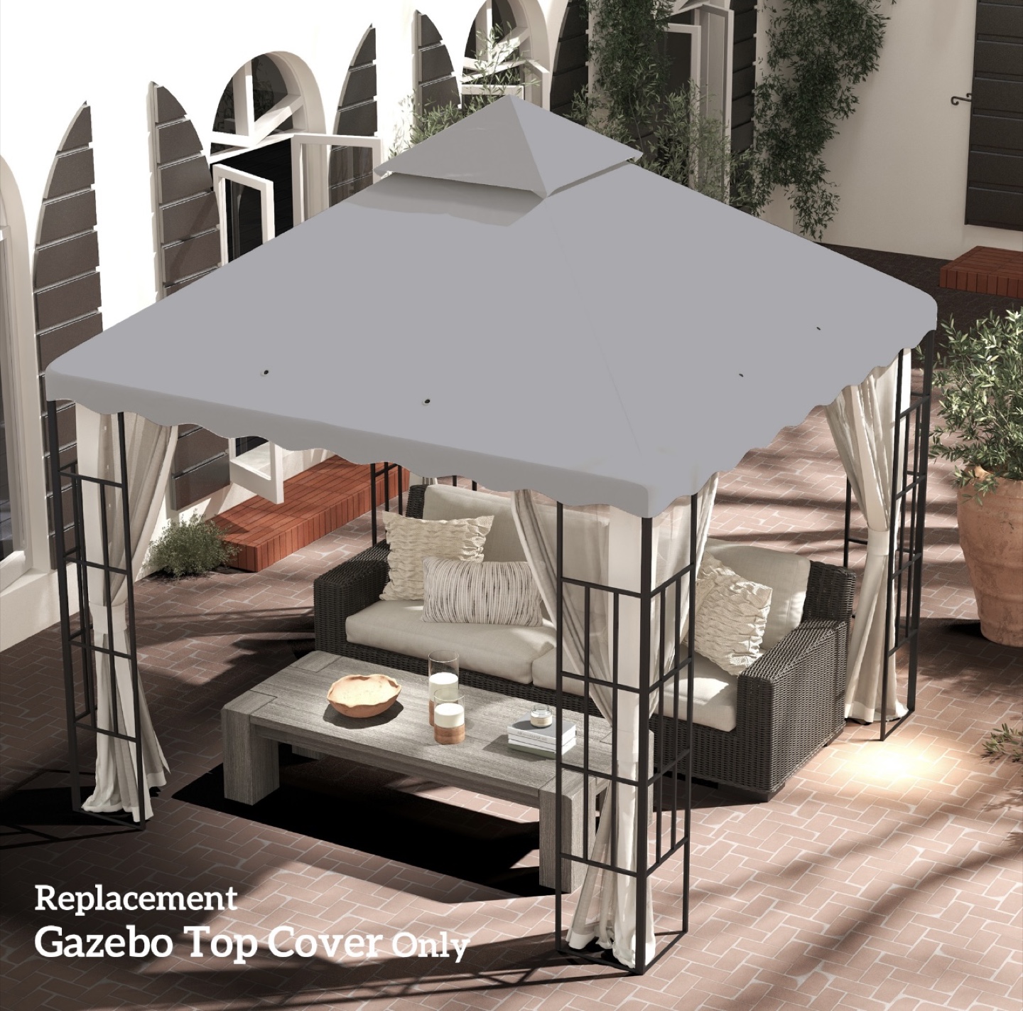 10’x10’ GazeboReplacement Canopy Cover, TOP ONLY - photo 5