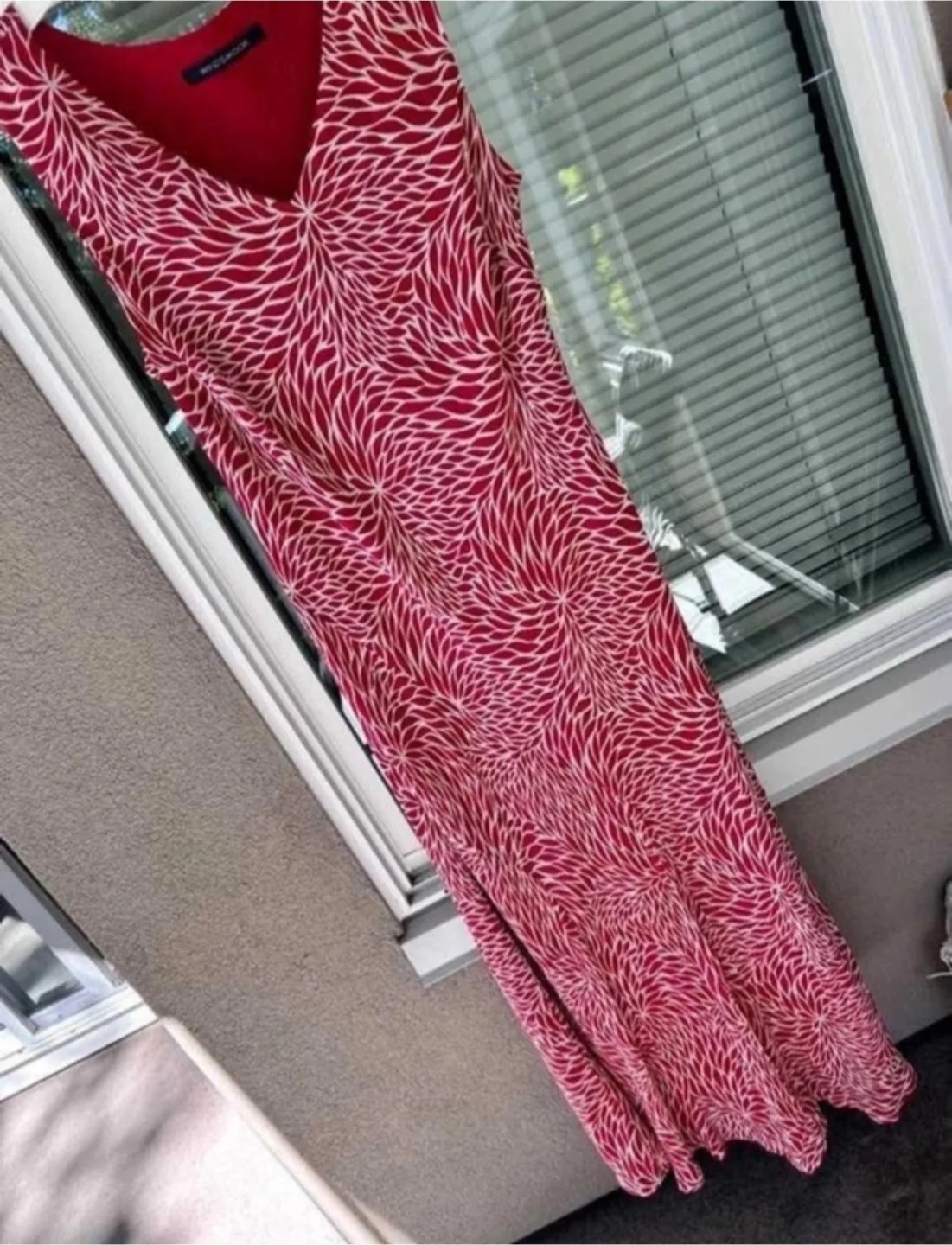 Brand new maxi SILK Dress with lining thumbnail