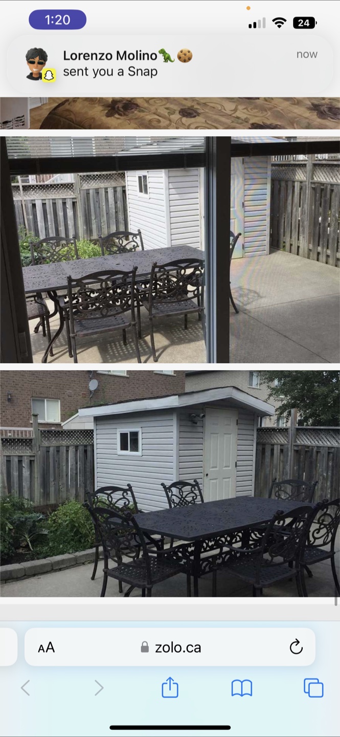 Cast Aluminum Patio Table Set with 6 Chairs - photo 2