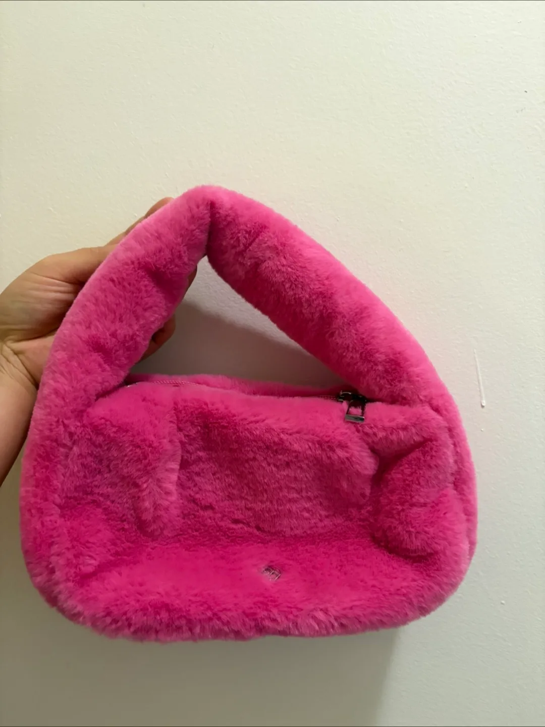 Assorted purse bundle- ANAP Tote, Pink Furry, Black Leather thumbnail