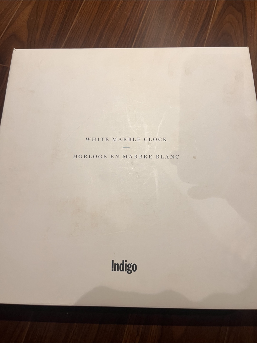 Indigo White Marble Clock - photo 5