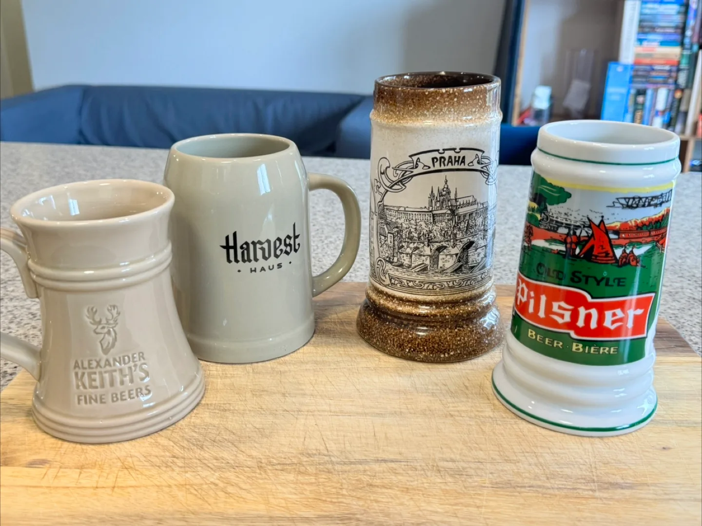 Beer Steins: Praha, Alexander Keith's, Old Style Pilsner thumbnail