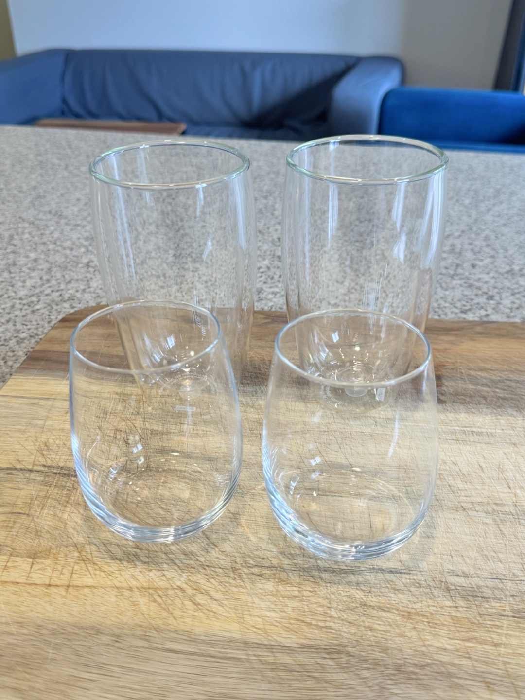 Set of 4 Glass Cups