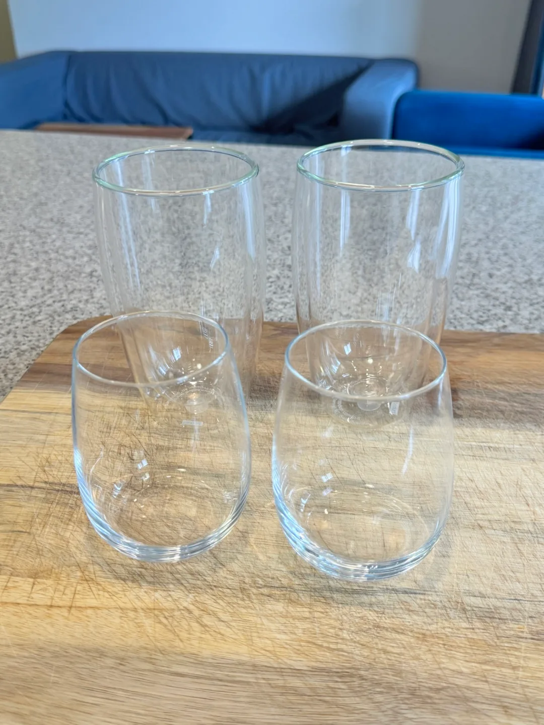 Set of 4 Glass Cups thumbnail