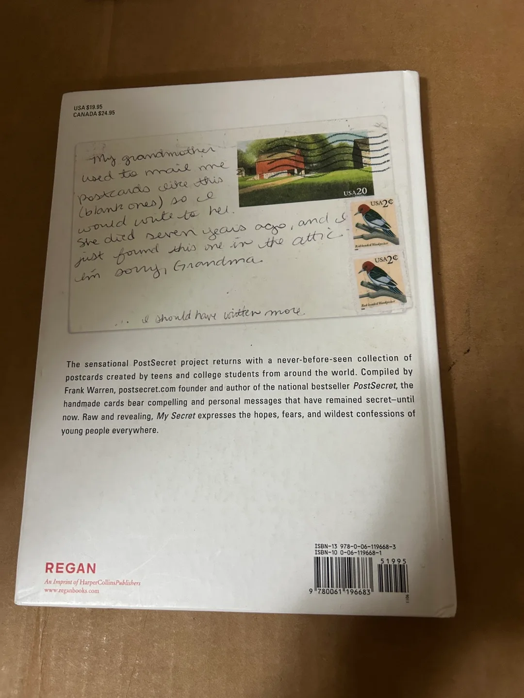 My Secret Postcard Book by Frank Warren image indicator(2)