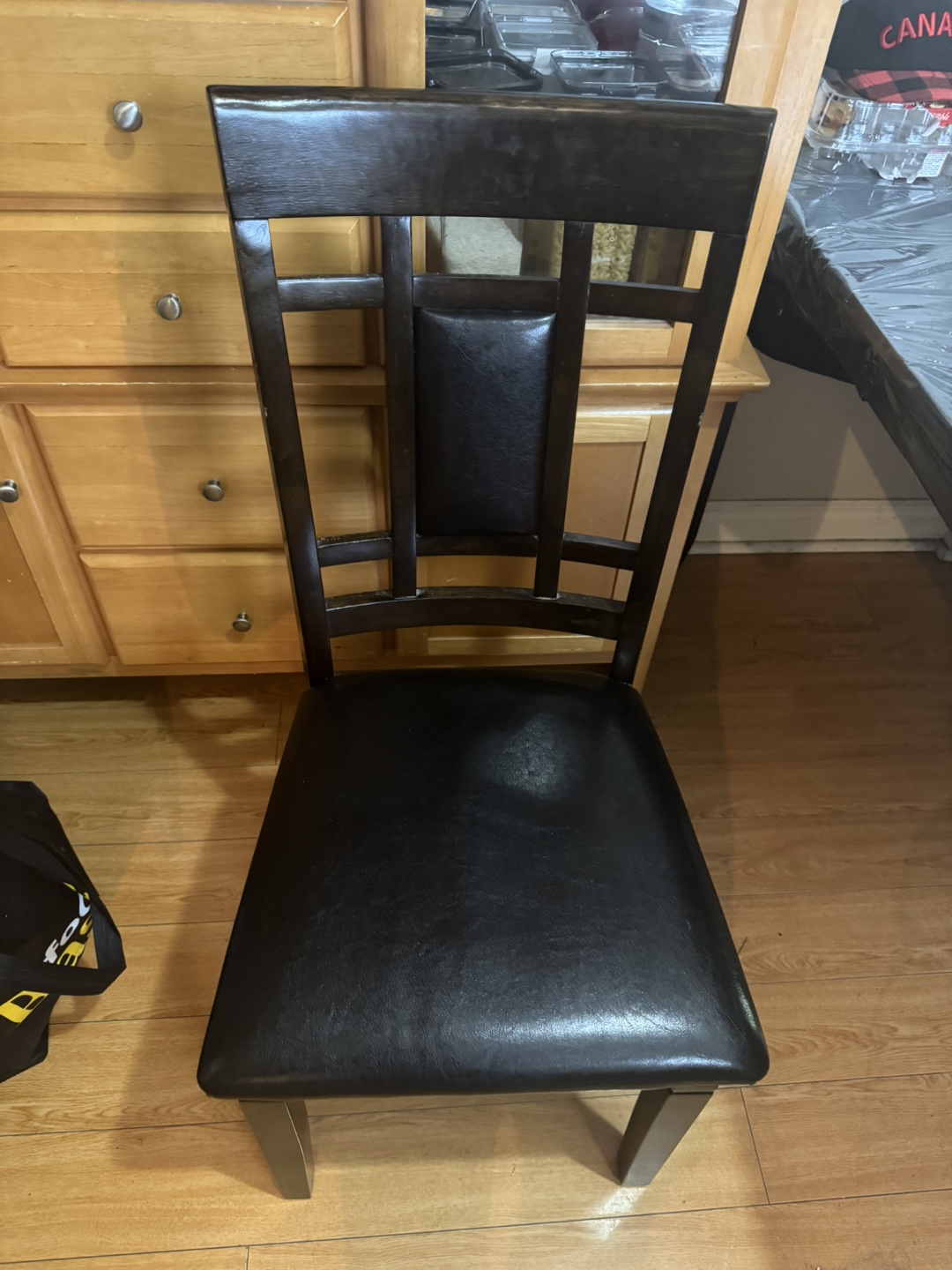Dark Brown Dining Table with 6 Chairs - photo 2