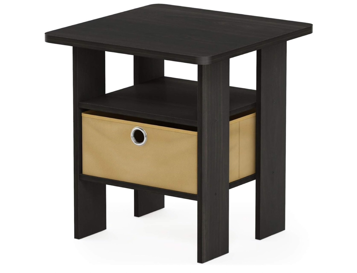 Side Table with Storage Drawer