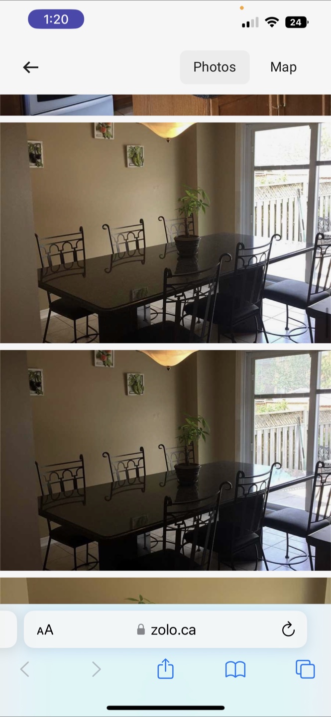 Granite Table with 6 Chairs - photo 2