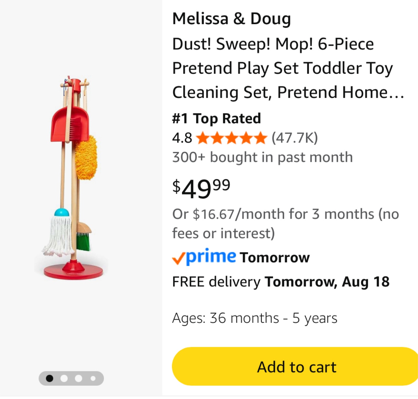 Melissa & Doug Cleaning Set - Pretend Play - photo 3