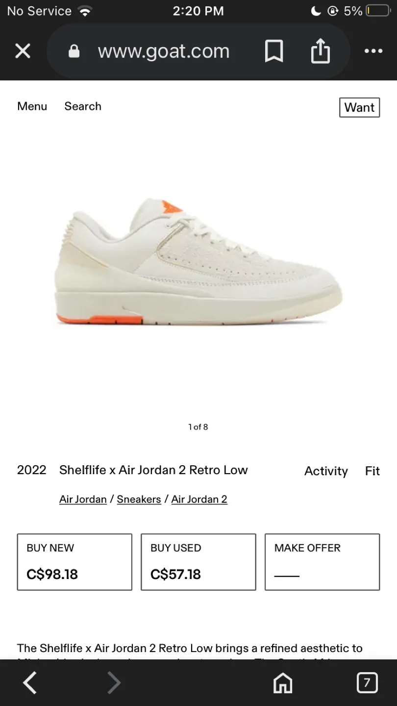Shelflife x Air Jordan 2 Retro Low thumbnail