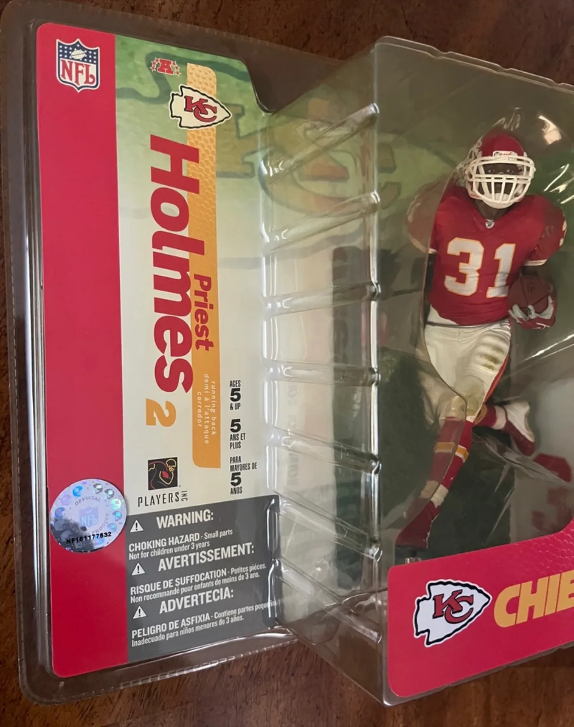 McFarlane Figure Priest Holmes 2 Kansas City Chiefs Series 9 image indicator(2)