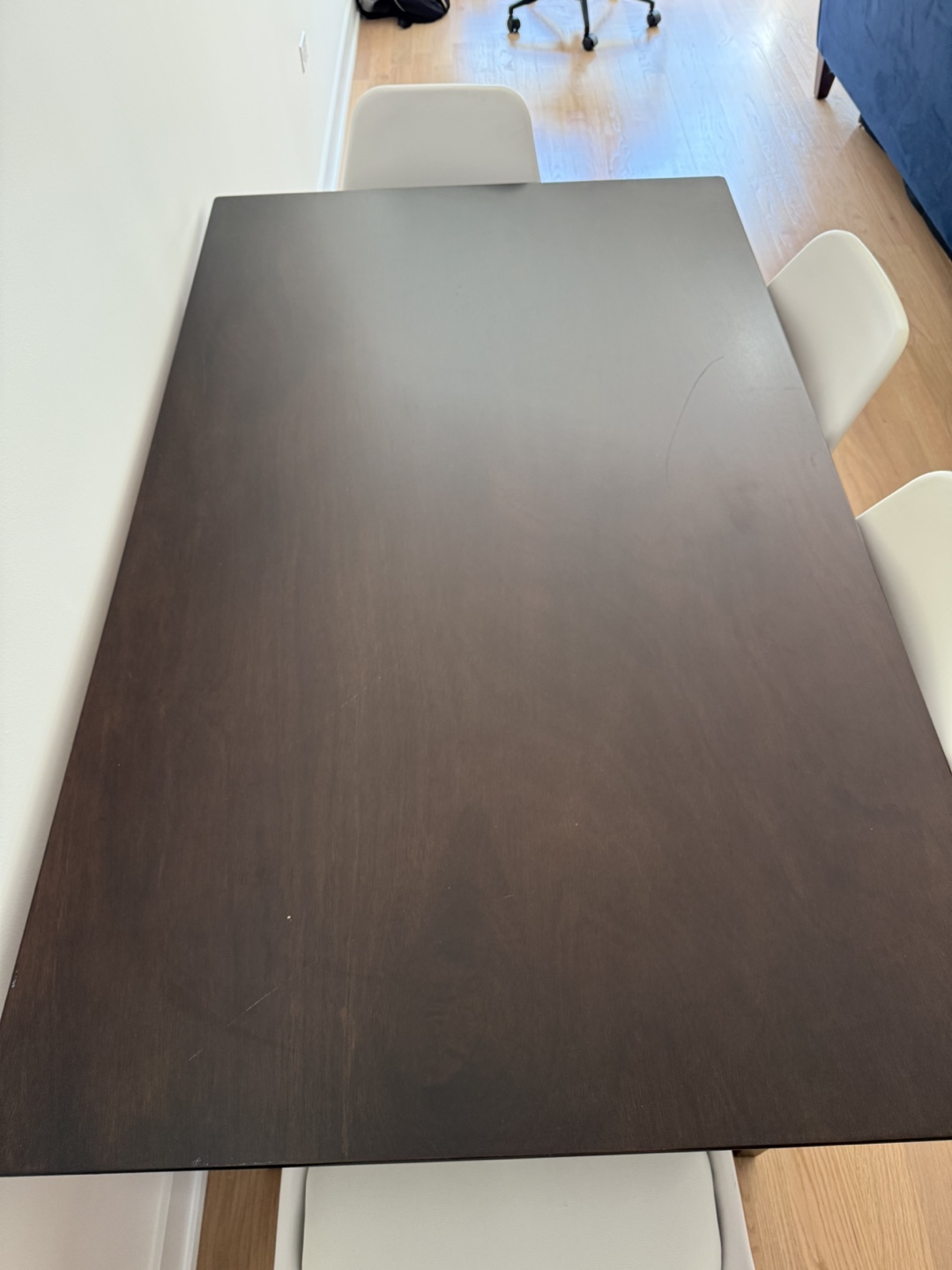 MOVING SALE - Dark Brown Dining Table with 4 Chairs - photo 3