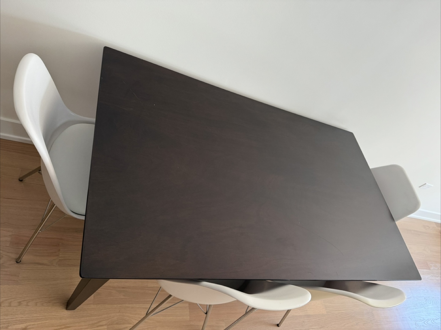 MOVING SALE - Dark Brown Dining Table with 4 Chairs - photo 2